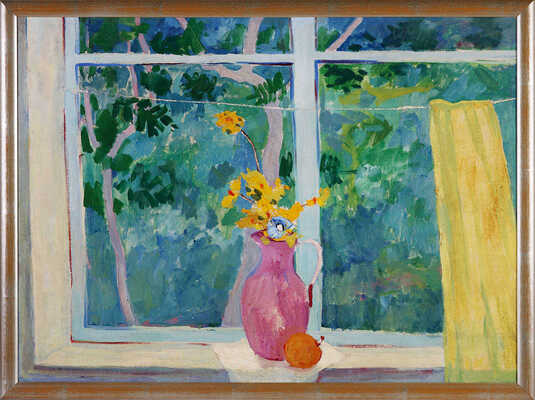 Аникеенок Алексей Авдеевич. Окно на академической даче